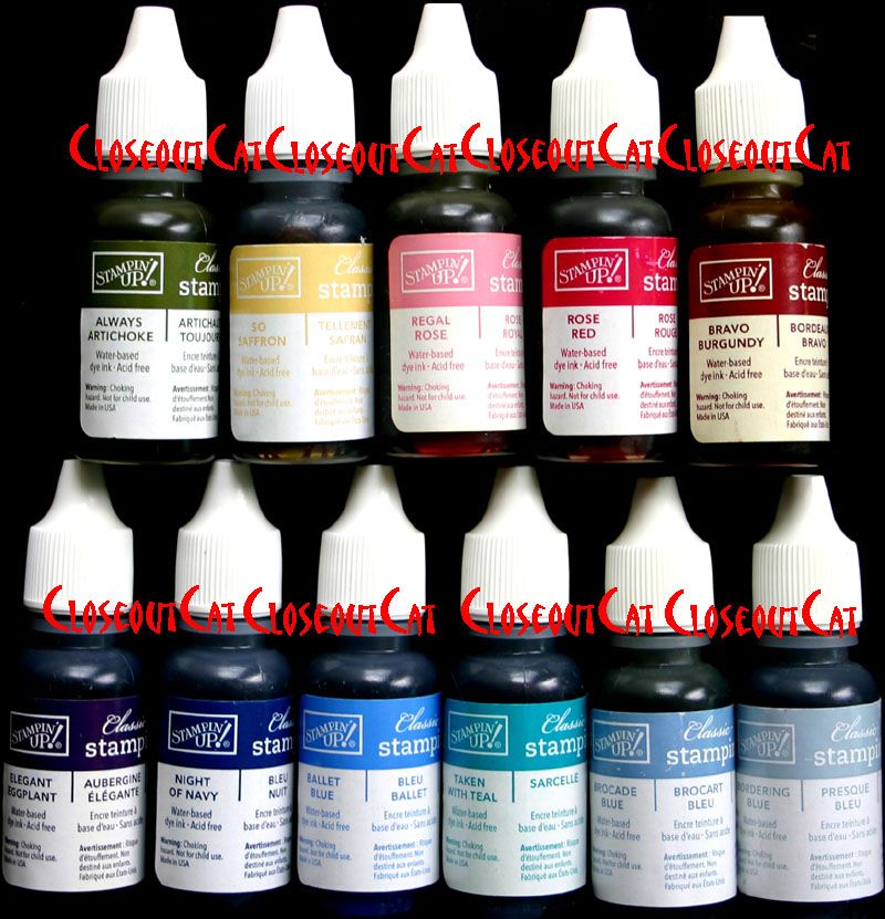 STAMPIN UP CLASSIC Rich Regals REFILL INK NEW 1 BOTTLE  