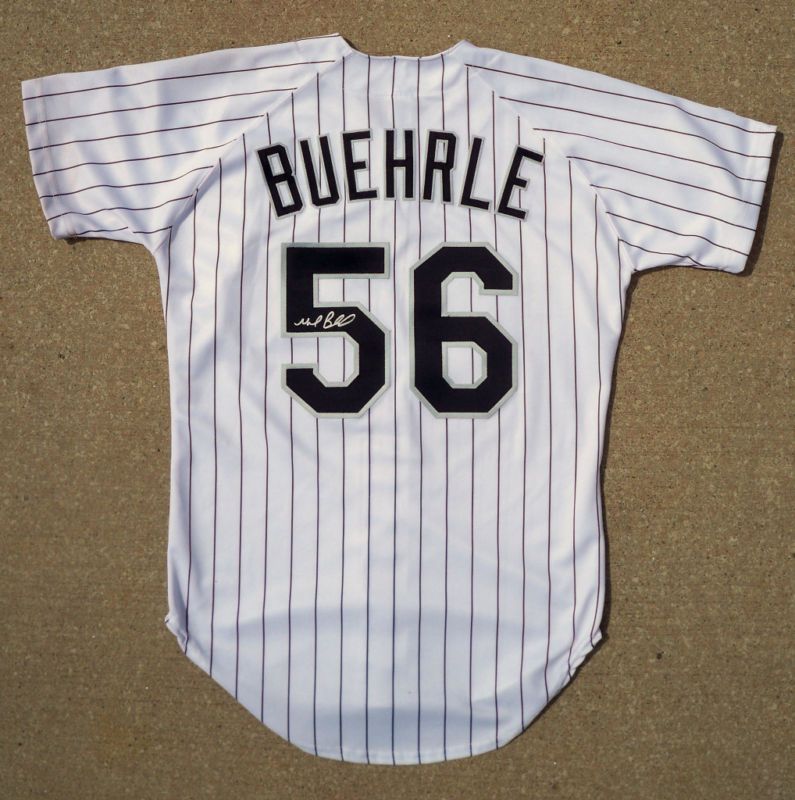 White Sox #56 MARK BUEHRLE Signed Auto Jersey COA  