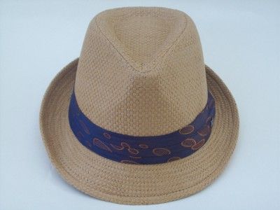 Peter Grimm Tan Paper Casual Stingy Brim Fedora   Stoli  