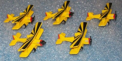 Lot of 5 Micro Machines SE 5a Biplane miniature NEW  