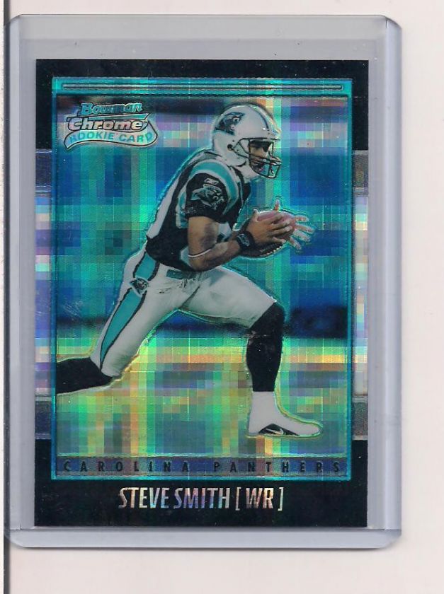 2001 BOWMAN CHROME STEVE SMITH XFRACTOR RC  