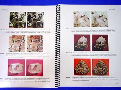 Stereogram Book of ROCKS MINERALS & GEMS   Nice 3D Book  