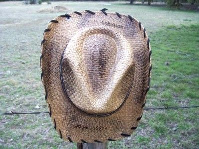 NEW Peter Grimm Hats CLEANER Western Straw Cowboy Hat  