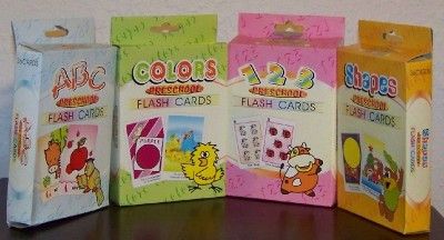   Flashcards, 1 2 3, Shapes, Colors, ABC, Item # 11797, 4 Games,  