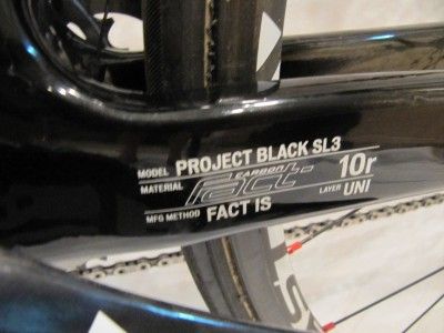 2011 Specialized Tarmac Pro Project Black Sram Force Size 56cm  