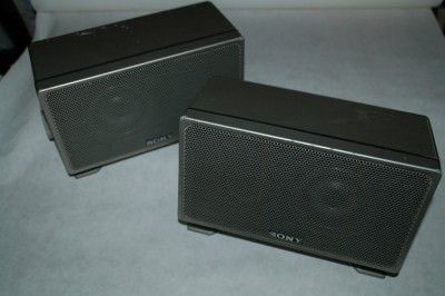 Set 2 Vintage Sony SS X2A Magnetically Sheilded Wall Mount Speakers 