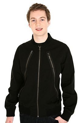 SOCIAL COLLISION Black Zipper Jacket Sz S NWT  