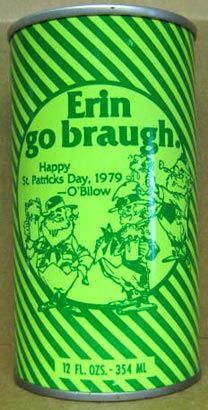   ST PATRICKS DAY BEER Cans WISCONSIN, Irish Garden State, PAK  