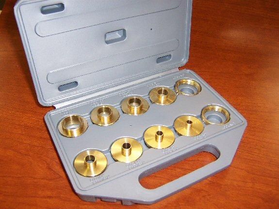 10pc. Brass Guide Bushing Set   Fits Porter Cable   NEW  