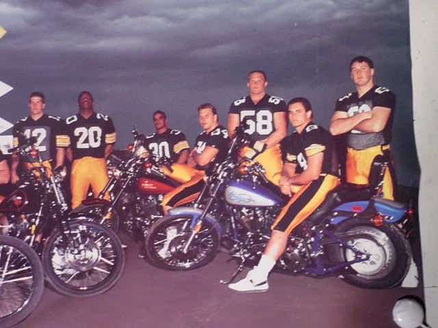 Old University Of Iowa Hawkeyes 1988 Football Game Poster Ridin Up A 