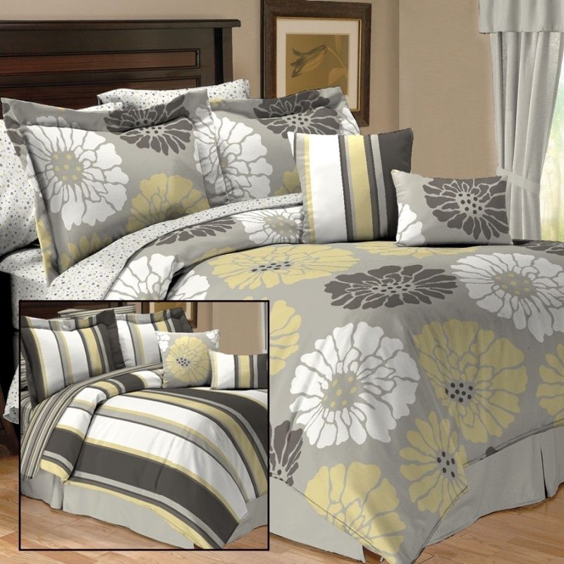   Reversible 10 Piece Comforter Set  ALL Sizes  