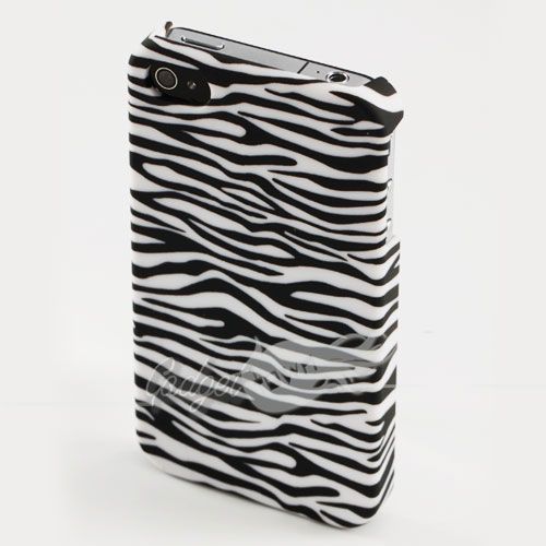 Zebra Stripe PC Hard Cover Case for Apple iPhone 4 4G  