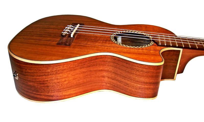 Cordoba 25TK CE Tenor Acoustic / Electric Ukulele Solid Koa Top 