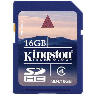 KINGSTON sd4/16gb 16GB class 4 sdhc SDHC Memory Card  