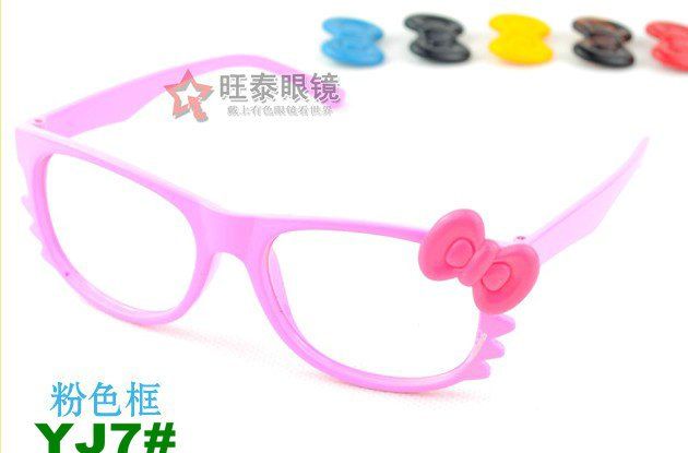   Bow Bowknot Women Girl Kawaii Glasses Frame Costume nerd nerdy  