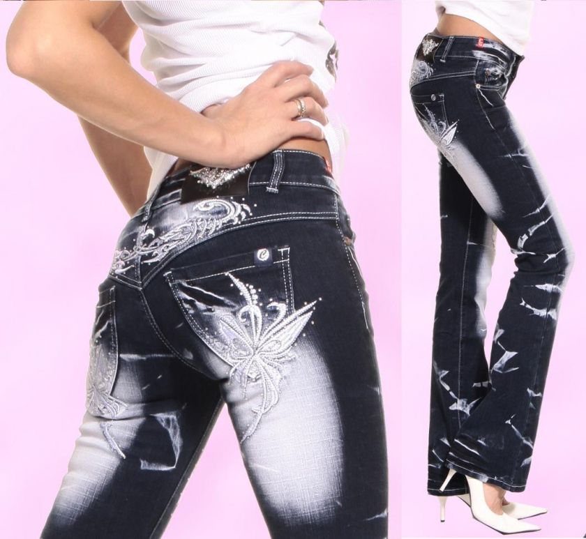   HIPSTER JEANS SIZE UK 6 TO 14 SCORPION TATTOO NEW LOOK & STYLE  