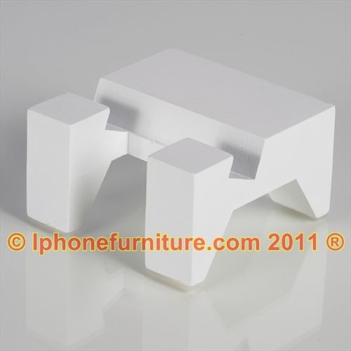 Iphone Furniture Cradle Stand (White, Black or Wood)  