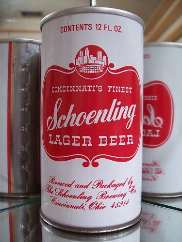 SCHOENLING LAGER OLD BEER CAN 123 26  