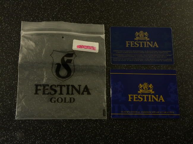 FESTINA SAPHIR 18K GOLD LADIES QUARTZ WW,BOXED & MINT  