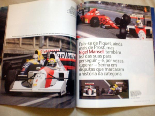 AYRTON SENNA   100 PHOTOS QUATRO RODAS 4 RODAS PHOTO ALBUM MAG SCARCE 