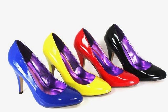 Queenie III 4 Shiney Glam Round Toe Pump  