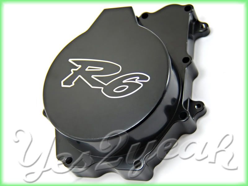 Stator Engine Cover Black Yamaha YZF R6 R6S 03 06 LE32  
