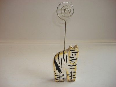 HAND MADE WOOD ZEBRA PICTURE HOLDER PHOTO ANY SIZE NEW  