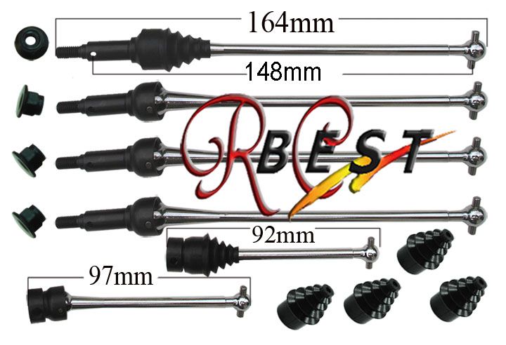 Hpi Savage 21.25 SS X4.1 4.6 CVD Shafts F/C/R _ Axle  