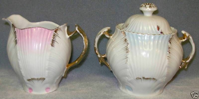 Early RS Prussia Creamer & Sugar Bowl – Marple Mold  