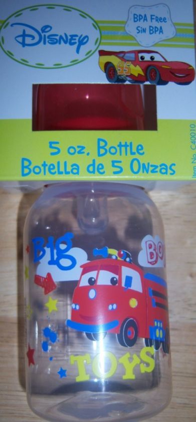   5oz BOTTLE, LIGHTNING MCQUEEN, MATER, BABY SHOWER, DIAPER CAKE  