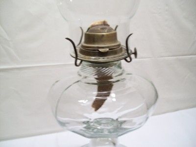   Antique Eagle Oil Hurricane Lamp Light Kerosene Made in USA  