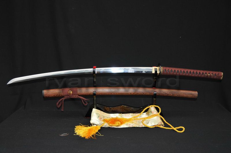 TOP HIGH QUALITY Clay Tempered Japanese Samurai Sword Katana Hualee 
