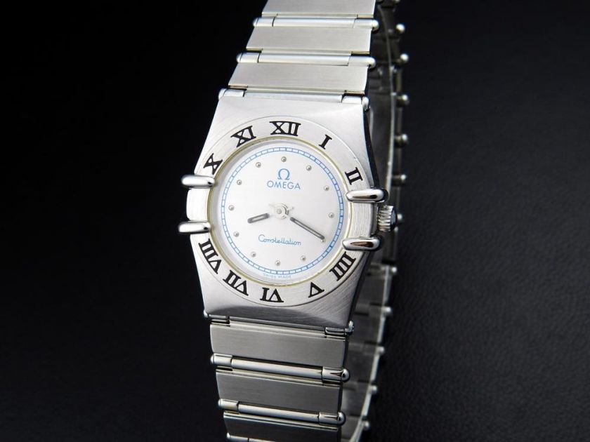 Ladies OMEGA Constellation SS Roman Bezel Quartz  