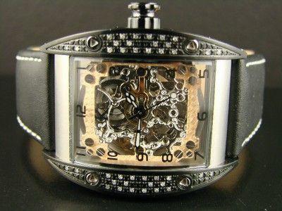 TECHNO COM KC/JOE RODEO AUTOMATIC DIAMOND WATCH 1.00 CT  