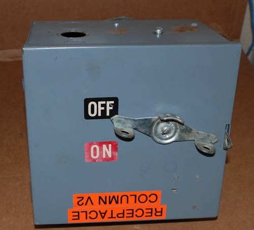 GE BUSWAY PLUG 60A 60 AMP QMR SWITCH 565B714G44 3P  