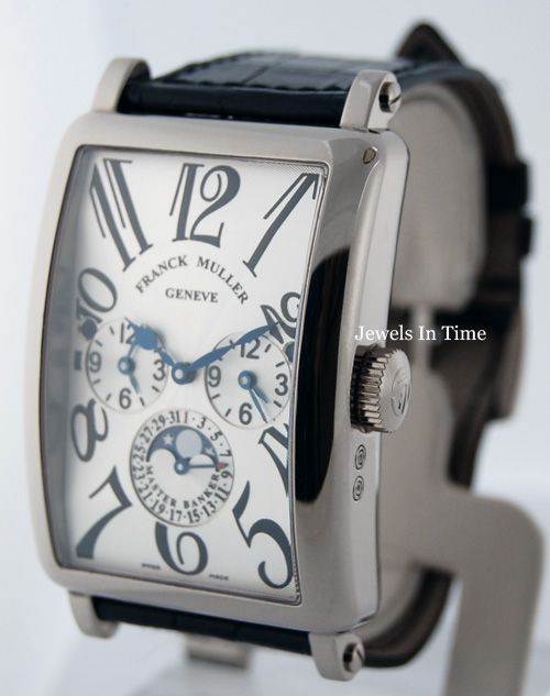 Franck Muller Long Island 1350 MB L DT 18k Box & Papers  