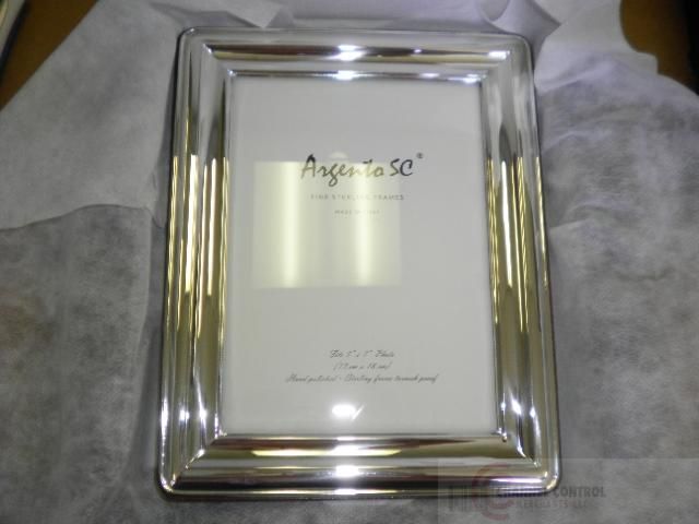 Argento Beveled Edge Sterling Silver Frames 5X7 $100  