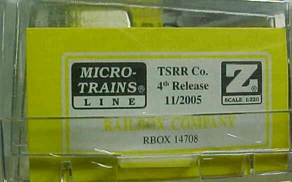 MICRO TRAINS Z SCALE SHAWNEE RR MULTI PACK MIP  