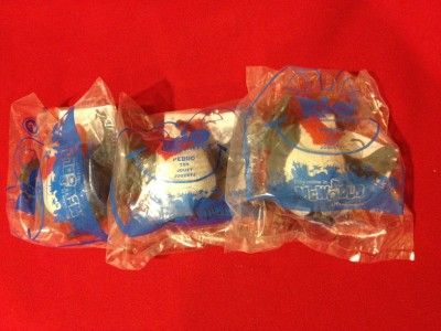 McDonalds Happy Meal Toys RIO 2011 New NIP 5 Piece Lot   #2 PEDRO #3 