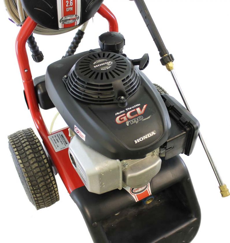   PSI 2.6 GPM 190cc MegaShot Gas Car/Home Power Pressure Washer  