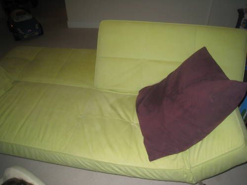 Smala by Ligne Roset in Pistachio Alcantara  