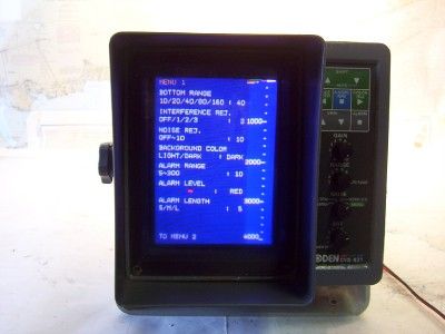 KODEN CVS 821 COLOR ECHO SOUNDER DISPLAY  