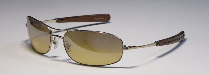   SKYSAW III EXCLUSIVE GOLD FRAME MIRRORED BROWN LENS SUNGLASSES  