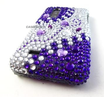   DIAMOND RHINESTONE CASE COVER ATT LG THRILL 4G PHONE ACCESSORY  