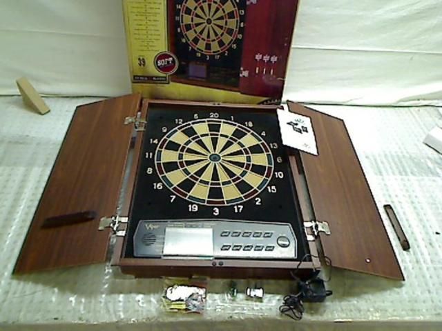 Viper Neptune Electronic Dartboard in Wood Cabinet  