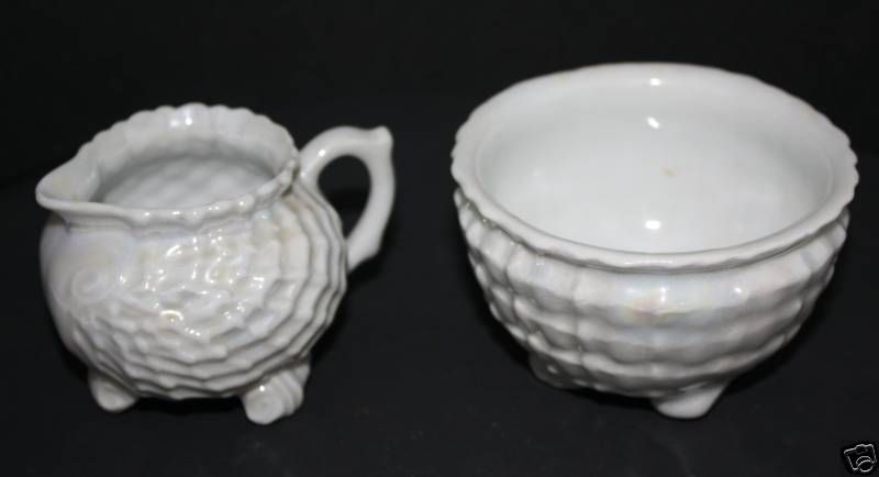 Small Sugar Creamer Victoria Czechoslovakia Lustreware REDUCED  