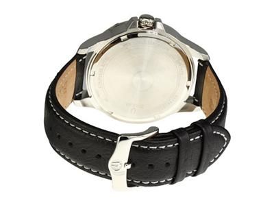 Bulova Watch 96B135 Mens Adventurer Black Dial Leather  