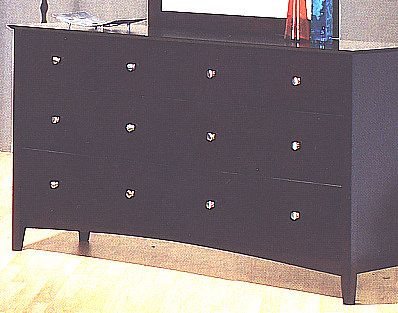 Cappuccino 6 Drawer Chest Dresser C4433  