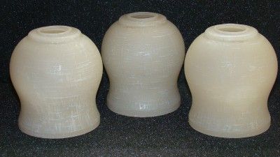 Ceiling Fan Light Shade Covers Globes Lot of 3  