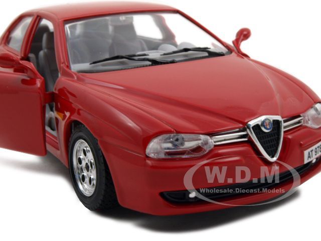   scale diecast model of Alfa Romeo 156 die cast model car by Bburago